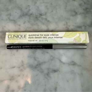 Clinique Quickliner For Eyes Intense 09 Intense Ebony 0.005 OZ New in box